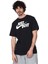 M Nsw Tee Just Do It Swoosh Erkek Siyah T-shirt - AR5006-011 9