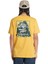 Back Graphic Short Sleeve Sarı Erkek Kısa Kol T-Shirt 7