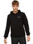 TOMMY HOODY M Siyah Erkek Sweatshirt 4