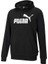 Essential Big Logo Erkek Siyah Kapüşonlu Sweatshirt 5