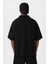 Polo Yaka Oversize Tişört Siyah 5