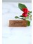 Suni Deri Etiket 20 Adet (1,8x4,8 Cm) Handmade Made With Love Baskılı 4
