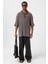 Polo Yaka Oversize Triko Kahve 1