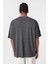 Yıkamalı Ottoman Basic Oversize Tişört Siyah 4