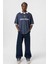 Oversize Polo Yaka Forma Tişört Kahve/indigo 1