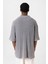 Polo Yaka Oversize Triko Gri 5