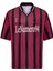 Oversize Baskılı Forma Tişört Bordo 2