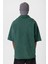 Polo Yaka Yıkamalı Oversize Tişört Nefti 5