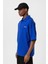 Polo Yaka Oversize Tişört Saks 4