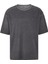 Yıkamalı Ottoman Basic Oversize Tişört Siyah 2