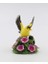 Gifts 5260 Ince Porselen Kızıl Kuşu, Yabani Gül Çiçekleri Heykelcik, 3-3/4" Y 2
