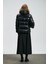 Kadın Klemantın Kaz Tüyü Mont 122120042 Siyah 4