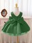 Kız Bebek Seda Model Zümrüt Yeşil Elbise 2