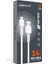 APC-S330T 2 Metre Qc3.4 Type-C Beyaz Hızlı Data Sarj Kablos 1