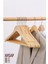 Bx Elbise Askısı Natural Ahşap 8 Adet 1