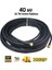 40 Metre Rg6/u4 Gold Uçlu 64 Tel Hazır Uydu Anten Kablosu “tak Çalıştır” (Siyah) 1