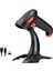 HW0002 Kablosuz Barkod Okuyucu, 1d/2d/qr Kod Tarayıcı, Bluetooth/2.4g/usb 3’ü 1 Arada, Titreşim Uyarılı & Şarj Göstergeli, Stand Dahil 1