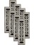 Grates SPH212-NKL-8 Kaydırma Zemin Kaydı, 5X30 Cm, Fırçalanmış Nikel, 8&apos;li Paket 1