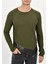 ETR 04 Slim Fit Yeşil O Yaka Triko 1