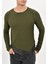 ETR 04 Slim Fit Yeşil O Yaka Triko 2