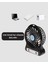 USB Girişli Taşınabilir Masaüstü Mini Fan – 3 Kademeli Hız, Şarjlı, Işıklı, Sessiz Çalışma 2