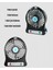 USB Girişli Taşınabilir Masaüstü Mini Fan – 3 Kademeli Hız, Şarjlı, Işıklı, Sessiz Çalışma 4