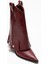 Lola Bordo Fermuarlı Sivri Burunlu Kadın Topuklu Bot 3