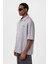 Polo Yaka Oversize Tişört Gri 4
