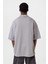 Polo Yaka Oversize Tişört Gri 5
