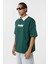 Polo Yaka Oversize Baskılı Tişört Nefti 4