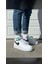 Nike Air Force Beyaz - Siyah Unisex Sneaker Spor Ayakkabı 1