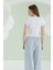 Mavi Crop Pijama Takım 3