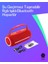 360 Rgb Led'li Taşınabilir Bluetooth Hoparlör – Kırmızı, Usb/tf Destekli 1