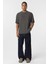 Yıkamalı Ottoman Basic Oversize Tişört Haki 1