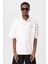Polo Yaka Oversize Tişört Ekru 3