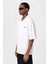 Polo Yaka Oversize Tişört Ekru 4