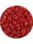 Dökme Cam Kum Boncuk Büyük Boy (6/0) 4 mm - 60 Gram - Koyu Kırmızı - BNC110 2