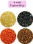 Kesme Cam Boncuk 2mm - 4 Renk - Toplam 80 Gram - BNC435 1