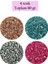 Kesme Cam Boncuk 2mm - 4 Renk - Toplam 80 Gram - BNC442 1