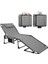 Kingcamp Magnolia B20 Premium 7 Kademeli Katlanır Dolgulu Şezlong Grey 2
