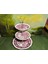 Spode Porselen Sunumluk 35 cm Boyunda Büyük Tabak 27 cm Çapında 1