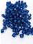 Küp Boncuk Içten Boncuklu Bileklik Çanta Boncuğu 10 mm 50 gr Koyu Mavi - BNC453 1