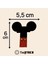 Taşlı Ütülenebilen Veya Sticker Olarak Kullanılabilen ' Mickey T ' Harfi 1