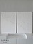 Dokulu Tablo – El Yapımı 3 Boyutlu Alçı Minimalist Dekor, Modern Iskandinav Duvar Sanatı (Dalga No:1 Beyaz) 4