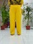 VL3015 Yüksek Bel Basic Vual Pantolon Sarı 1