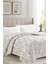 Sakura Elyaf Dolgulu Çift Taraflı Tek Kişilik 160X220 cm Kırlentsiz Tek Pike Krem 1