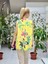 LS8819B Kolsuz Pamukketen Cepli Italyan Bluz Sarı 3