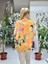LS8819B Kolsuz Pamukketen Cepli Italyan Bluz Oranj 3