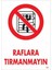 Raflara Tırmanmayın Uyarı Levhası 25X35 KOD604 1