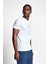 Beyaz Erkek Koşu Kısa Kollu T-Shirt 22B-1015 4
